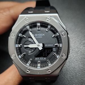 Casio G-Shock Black and Silver Smartwatch